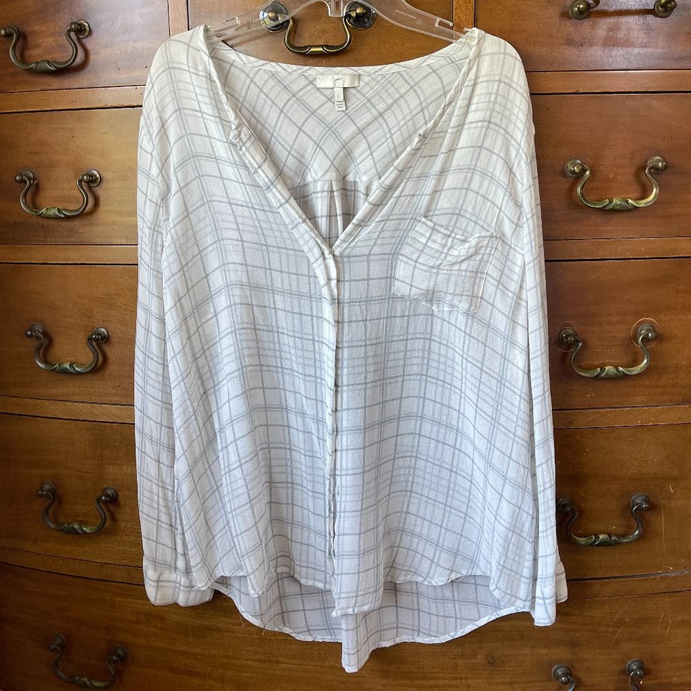 100% silk Joie top